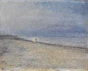 Michael Ancher Strandszene oil painting on canvas